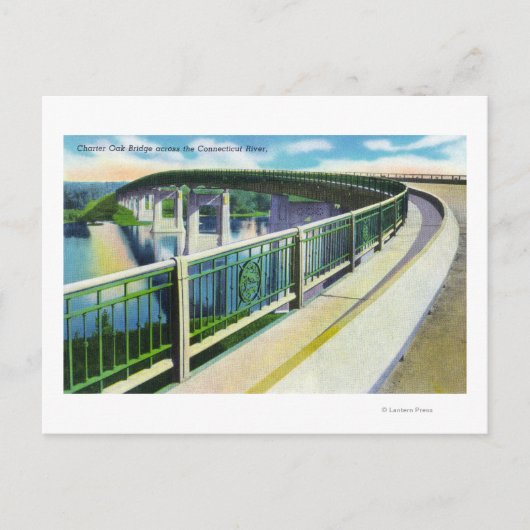 コネチカット川の向こう ポストカード (正面)