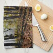 コネチカット川 キッチンタオル (四つ折り)