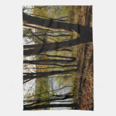 コネチカット川 キッチンタオル (縦)