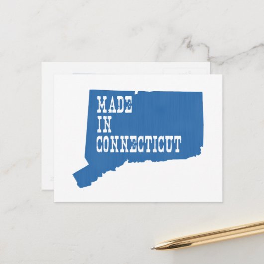 コネチカット州で作られる ポストカード (正面/裏面インサイチュ)