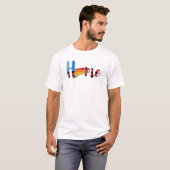 コネチカット州のプライドマップアメリカ Tシャツ (正面フル)