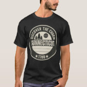 コネチカット州の旅の思い出に Tシャツ (正面)
