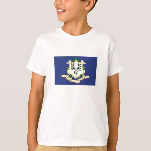 コネチカット州の旗 Tシャツ (正面)