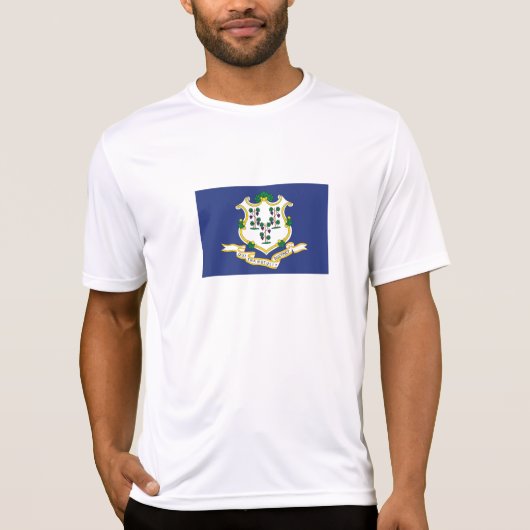 コネチカット州の旗 Tシャツ (正面)