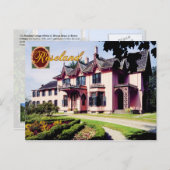 コネチカット州の歴史的なロセランドコテージ ポストカード (正面/裏面)