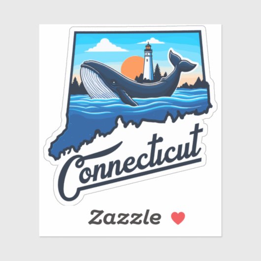コネチカット州の海 シール (シート)