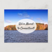 コネチカット州の秋に発表 案内ポストカード (正面)