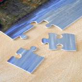 コネチカット州の被覆橋。クリスマスのご挨拶 ジグソーパズル (側面)