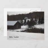 コネチカット州アッシュフォードはがき ポストカード (正面/裏面)