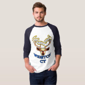 コネチカット州ウェストンの鹿 Tシャツ (正面フル)