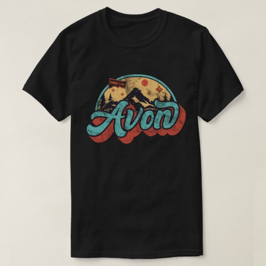 コネチカット州エイボン Tシャツ (デザイン正面)