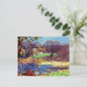 コネチカット州オールドライムの池 ポストカード (スタンド正面)