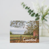 コネチカット州カントリーファームハガキ ポストカード (スタンド正面)