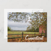 コネチカット州カントリーファームハガキ ポストカード (正面/裏面)