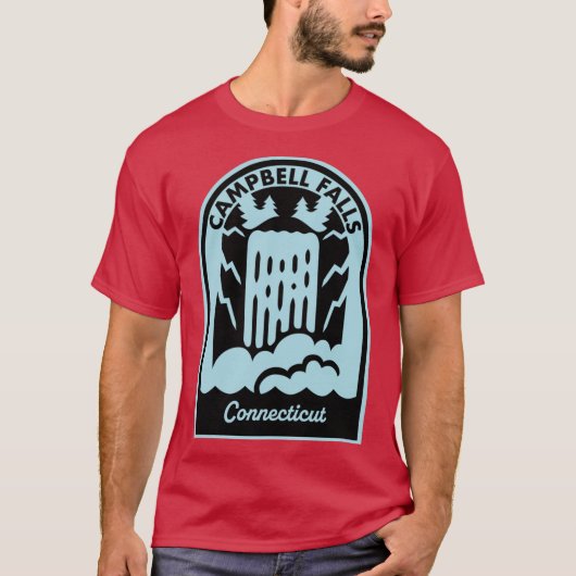 コネチカット州キャンベルフォールズ Tシャツ (正面)