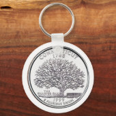 コネチカット州クォーター キーホルダー (正面)