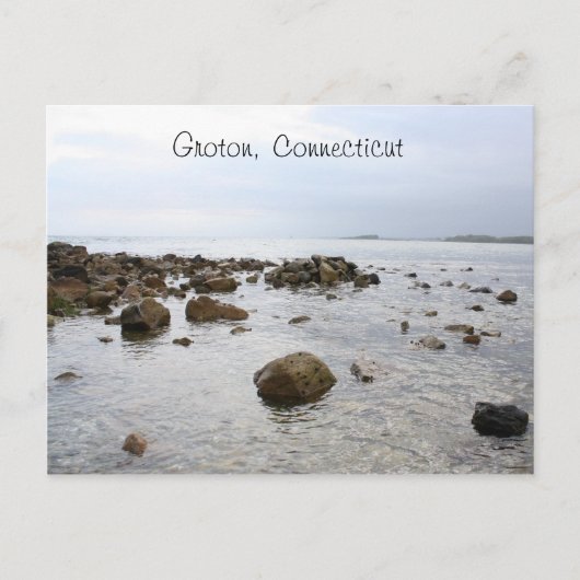 コネチカット州グロトンのブラフポイント – はがき (正面)