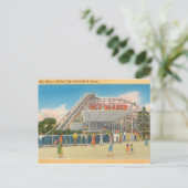 コネチカット州サビンロックのスカイブレザーローラーコースター ポストカード (スタンド正面)