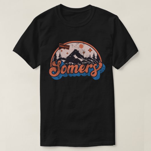 コネチカット州サマーズ Tシャツ (デザイン正面)