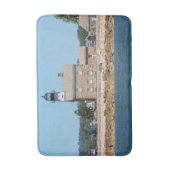 コネチカット州シェフィールド島ライトハウス バスマット (正面縦)