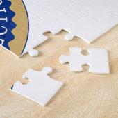 コネチカット州シール。 ジグソーパズル (側面)