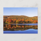 コネチカット州スカンツ池 ポストカード (正面)