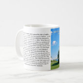 コネチカット州ストニントンハーバーライトハウス コーヒーマグカップ (正面左)