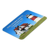 コネチカット州ストラットフォードポイントライトハウス マグネット (左側)