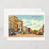 コネチカット州ダンベリーのヴィンテージビュー、 ポストカード (正面/裏面)