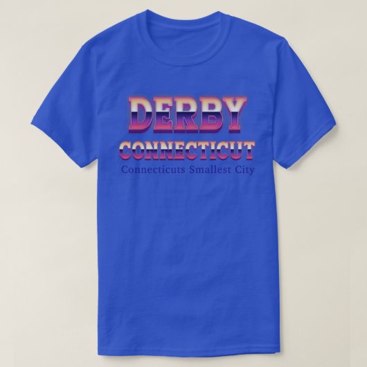 コネチカット州ダービー Tシャツ (デザイン正面)
