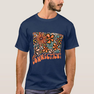 コネチカット州デザインアーティストによるイラスト Tシャツ
