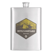 コネチカット州デビルズホプヤード州パーク フラスク (正面)