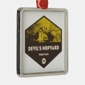 コネチカット州デビルズホプヤード州パーク メタルオーナメント (右)