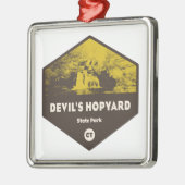コネチカット州デビルズホプヤード州パーク メタルオーナメント (左)