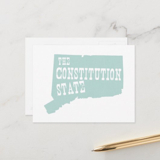 コネチカット州ニックネーム ポストカード (正面/裏面インサイチュ)