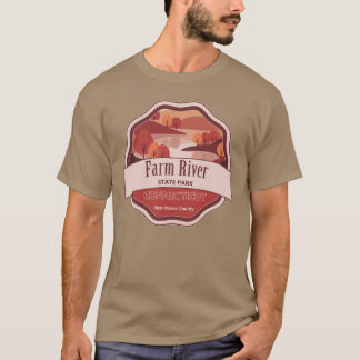コネチカット州ニューヘイブン郡ファームリバー州立公園 Tシャツ