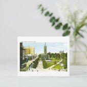 コネチカット州ニューヘブンのチャペル通り シーズンポストカード (スタンド正面)