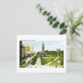 コネチカット州ニューヘブンのチャペル通り ポストカード (スタンド正面)