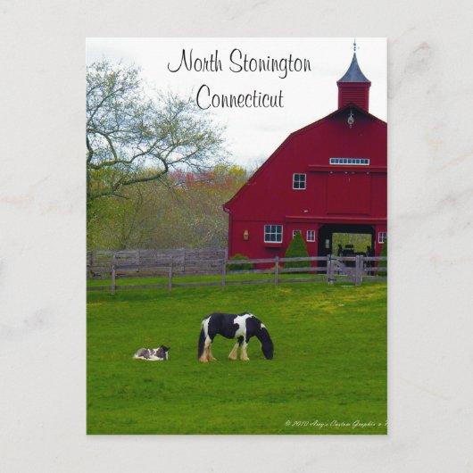 コネチカット州ノースストニントン葉書 ポストカード (正面)