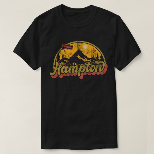 コネチカット州ハンプトン Tシャツ (デザイン正面)