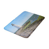 コネチカット州ファイヤーウェザーアイランドライトハウス バスマット (アングル)