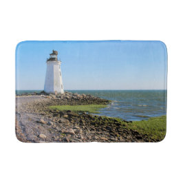 コネチカット州ファイヤーウェザーアイランドライトハウス バスマット