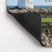 コネチカット州ファイヤーウェザーアイランドライトハウス マウスパッド (コーナー)