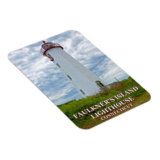 コネチカット州ファルカナーズアイランドライトハウス マグネット (右側)