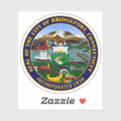 コネチカット州ブリッジポートの封印 シール (シート)