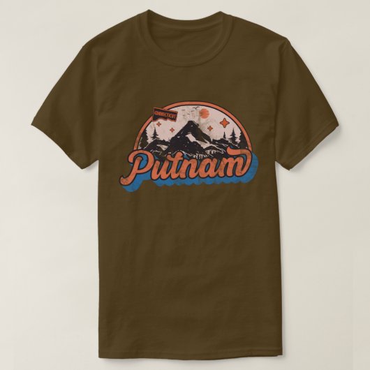コネチカット州プットナム Tシャツ (デザイン正面)