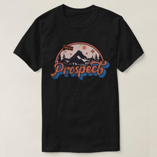 コネチカット州プロスペクト Tシャツ (デザイン正面)