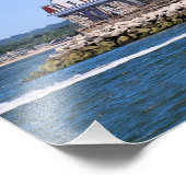 コネチカット州ペンフィールドリーフライトハウス写真 フォトプリント            (角)