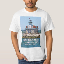 コネチカット州ペンフィールドリーフ灯台Tシャツ Tシャツ