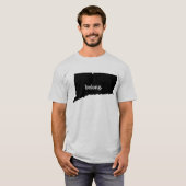 コネチカット州マップ所属 Tシャツ (正面フル)